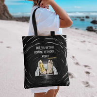 Funny Workplace Meme Office Humor Manager Tote Bag Employee Job Joke Worked to Death