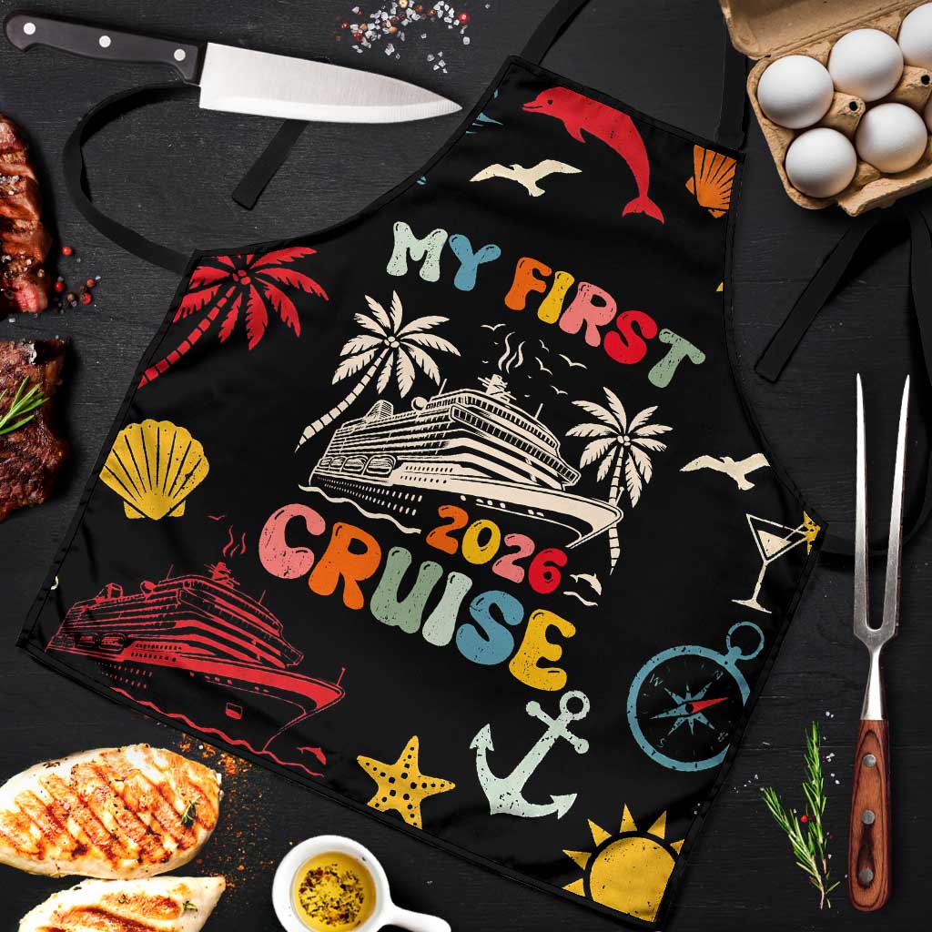 My First Cruise 2026 Apron Vacation Groovy Family Cruise Ship