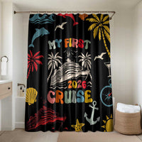 My First Cruise 2026 Bathroom Set Vacation Groovy Family Cruise Ship