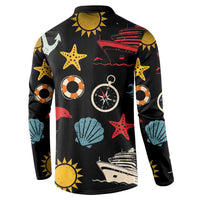 My First Cruise 2026 Button Sweatshirt Vacation Groovy Family Cruise Ship