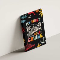 My First Cruise 2026 Canvas Wall Art Vacation Groovy Family Cruise Ship