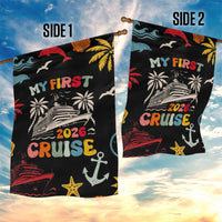 My First Cruise 2026 Garden Flag Vacation Groovy Family Cruise Ship