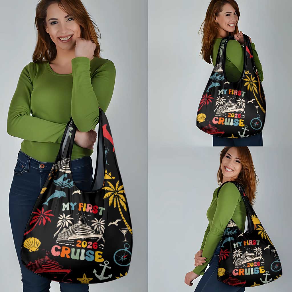 My First Cruise 2026 Grocery Bag Vacation Groovy Family Cruise Ship
