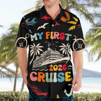 My First Cruise 2026 Hawaiian Shirt Vacation Groovy Family Cruise Ship