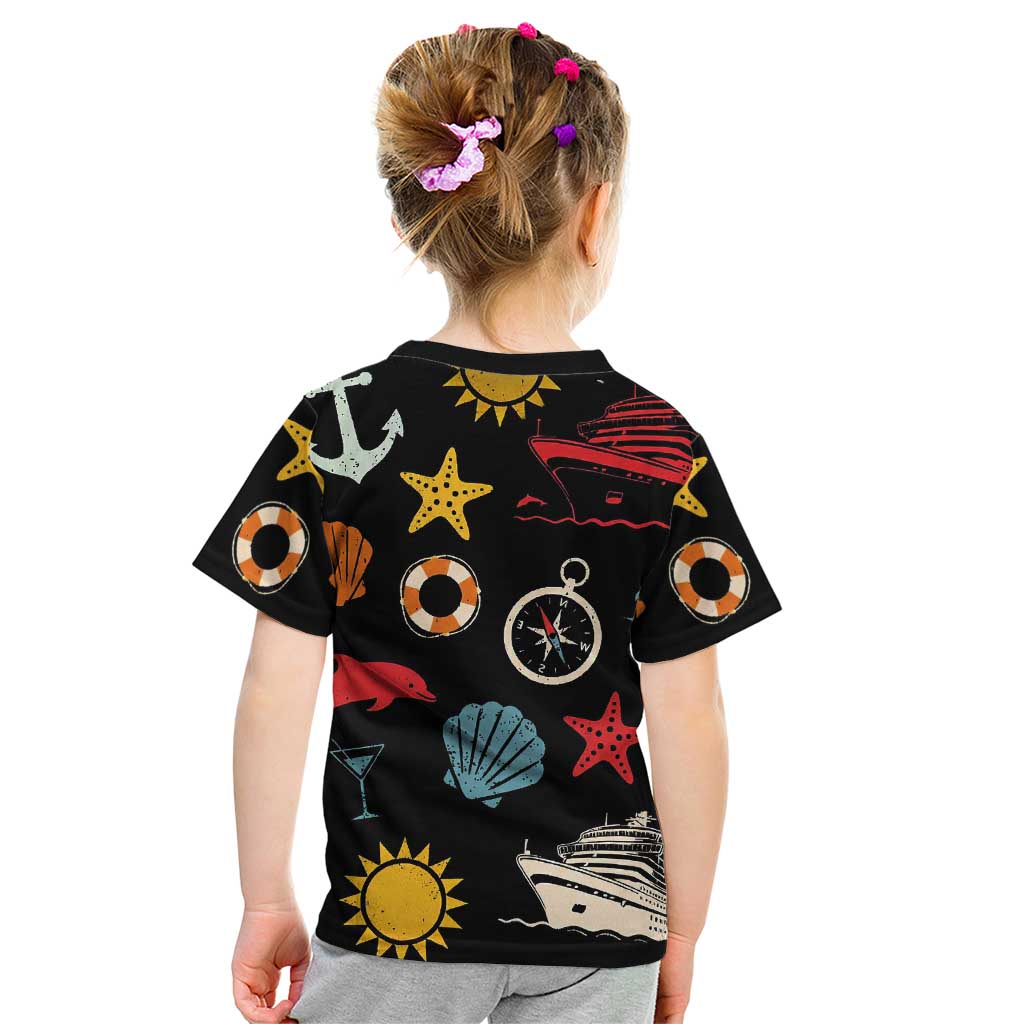 My First Cruise 2026 Kid T Shirt Vacation Groovy Family Cruise Ship