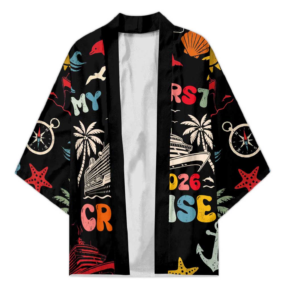 My First Cruise 2026 Kimono Vacation Groovy Family Cruise Ship