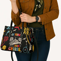 My First Cruise 2026 Leather Bag Vacation Groovy Family Cruise Ship