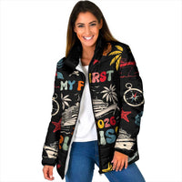 My First Cruise 2026 Padded Jacket Vacation Groovy Family Cruise Ship