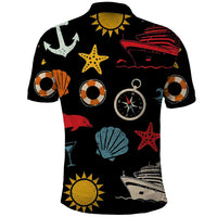 My First Cruise 2026 Polo Shirt Vacation Groovy Family Cruise Ship