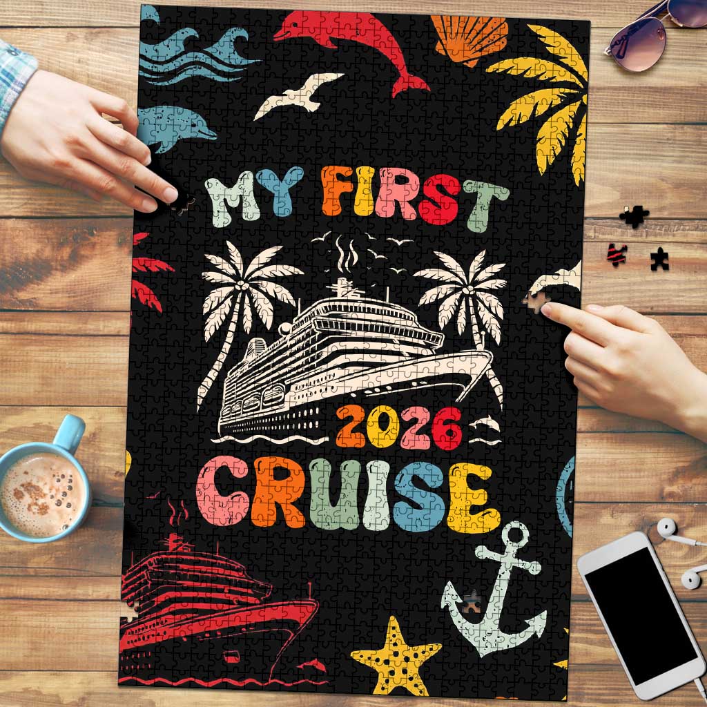 My First Cruise 2026 Puzzle Vacation Groovy Family Cruise Ship
