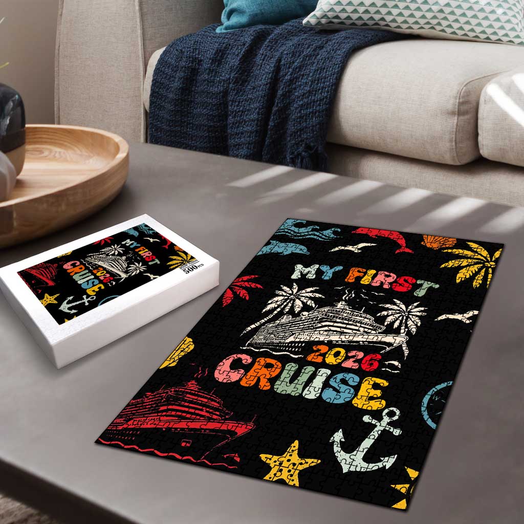 My First Cruise 2026 Puzzle Vacation Groovy Family Cruise Ship