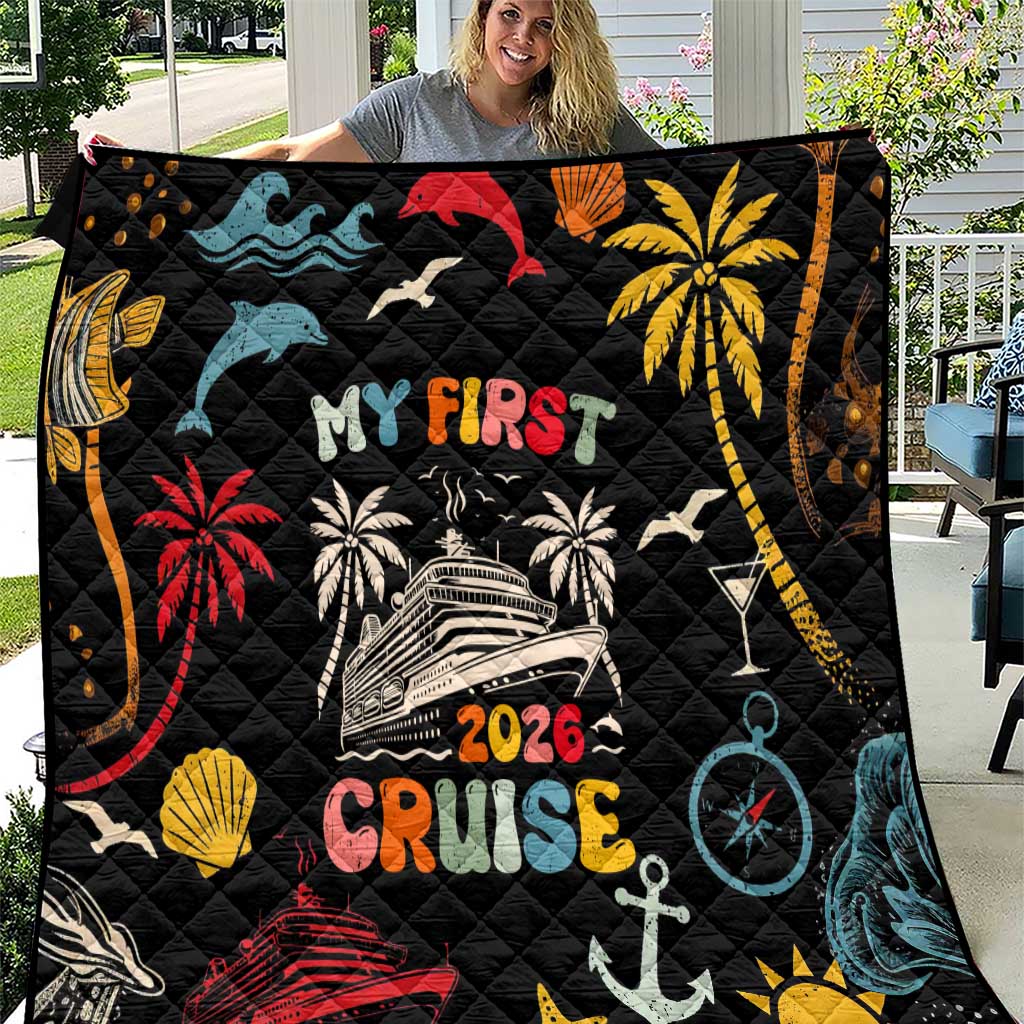 My First Cruise 2026 Quilt Vacation Groovy Family Cruise Ship