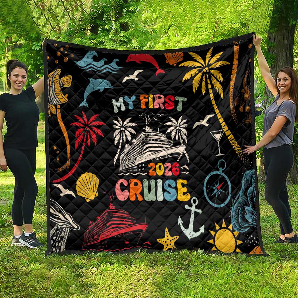 My First Cruise 2026 Quilt Vacation Groovy Family Cruise Ship