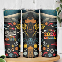 My First Cruise 2026 Skinny Tumbler Vacation Groovy Family Cruise Ship