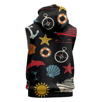 My First Cruise 2026 Sleeveless Zip Hoodie Vacation Groovy Family Cruise Ship