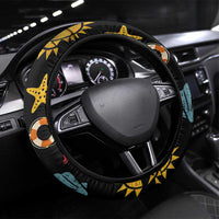 My First Cruise 2026 Steering Wheel Cover Vacation Groovy Family Cruise Ship