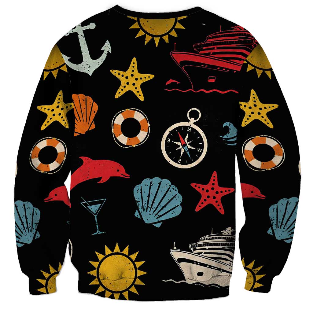 My First Cruise 2026 Sweatshirt Vacation Groovy Family Cruise Ship