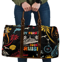 My First Cruise 2026 Travel Bag Vacation Groovy Family Cruise Ship