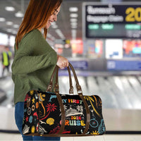 My First Cruise 2026 Travel Bag Vacation Groovy Family Cruise Ship