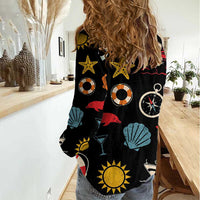 My First Cruise 2026 Women Casual Shirt Vacation Groovy Family Cruise Ship