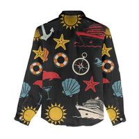 My First Cruise 2026 Women Casual Shirt Vacation Groovy Family Cruise Ship