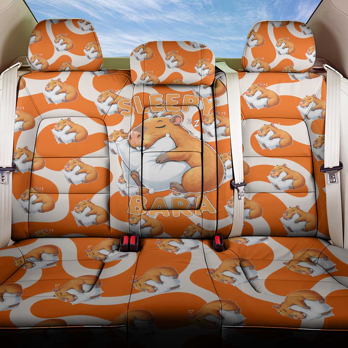 Capybara Sleep Back Car Seat Cover Sleepybara Nightdress