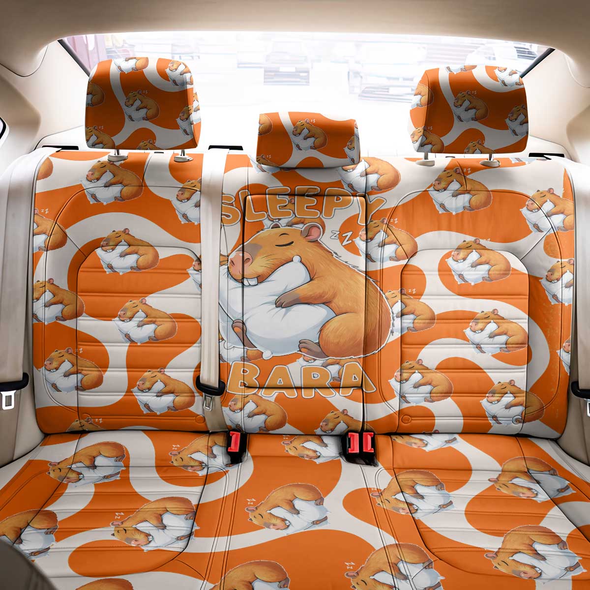 Capybara Sleep Back Car Seat Cover Sleepybara Nightdress