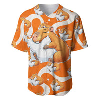 Capybara Sleep Baseball Jersey Sleepybara Nightdress