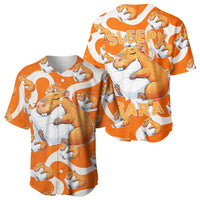 Capybara Sleep Baseball Jersey Sleepybara Nightdress