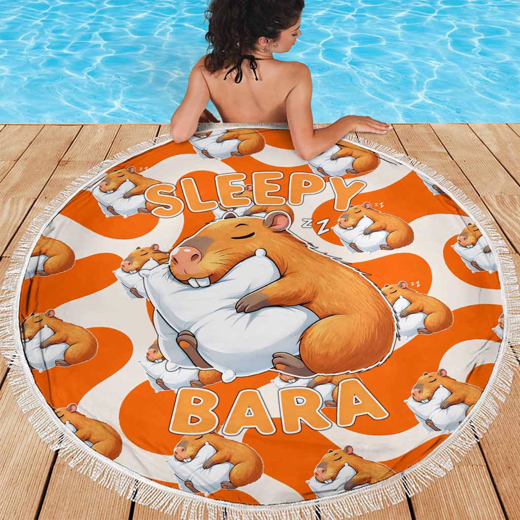 Capybara Sleep Beach Blanket Sleepybara Nightdress