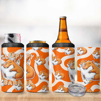 Capybara Sleep 4 in 1 Can Cooler Tumbler Sleepybara Nightdress