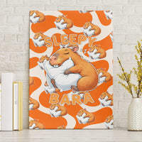 Capybara Sleep Canvas Wall Art Sleepybara Nightdress