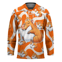 Capybara Sleep Hockey Jersey Sleepybara Nightdress
