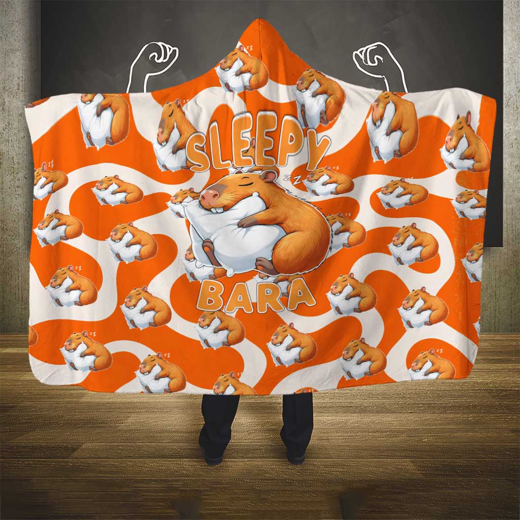Capybara Sleep Hooded Blanket Sleepybara Nightdress