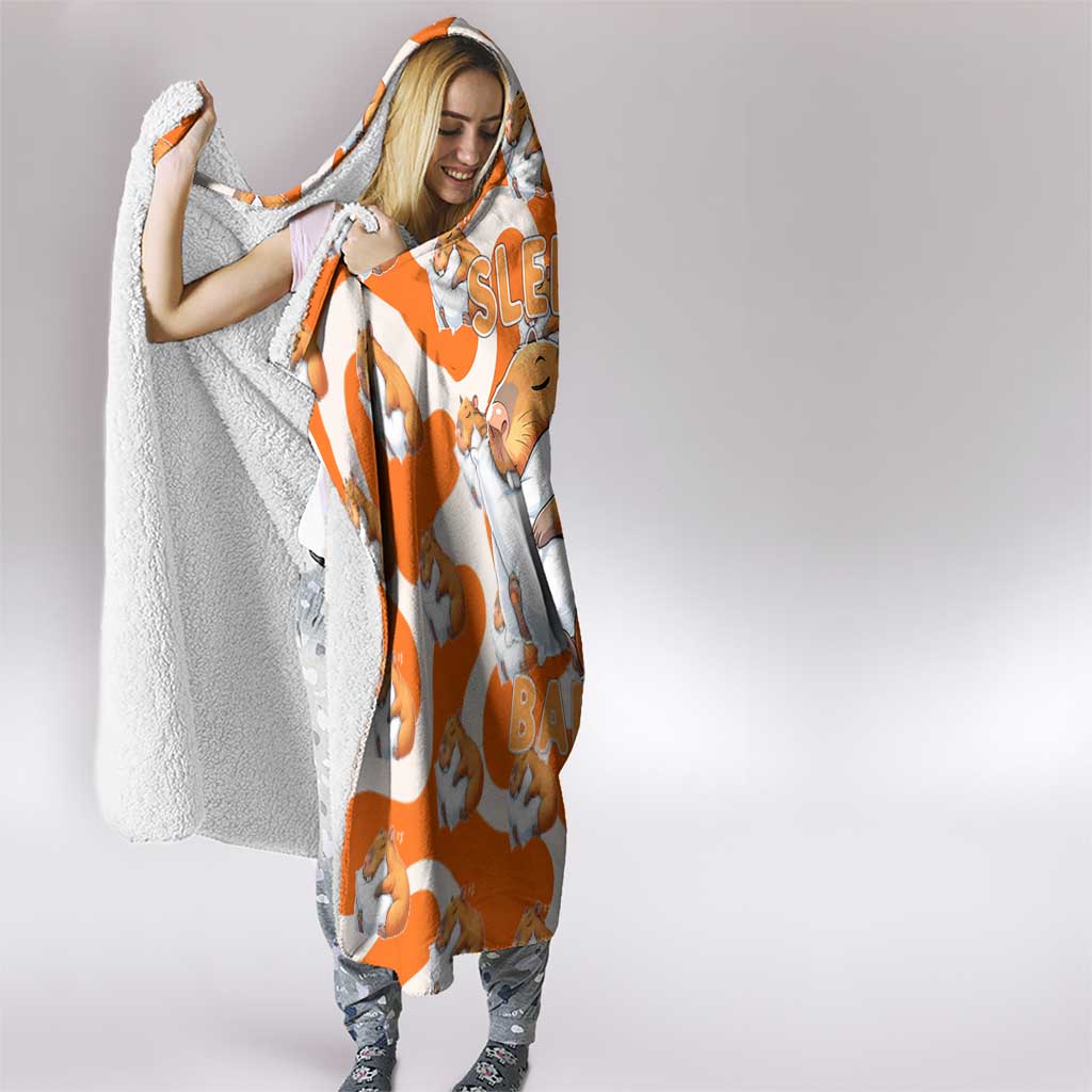 Capybara Sleep Hooded Blanket Sleepybara Nightdress