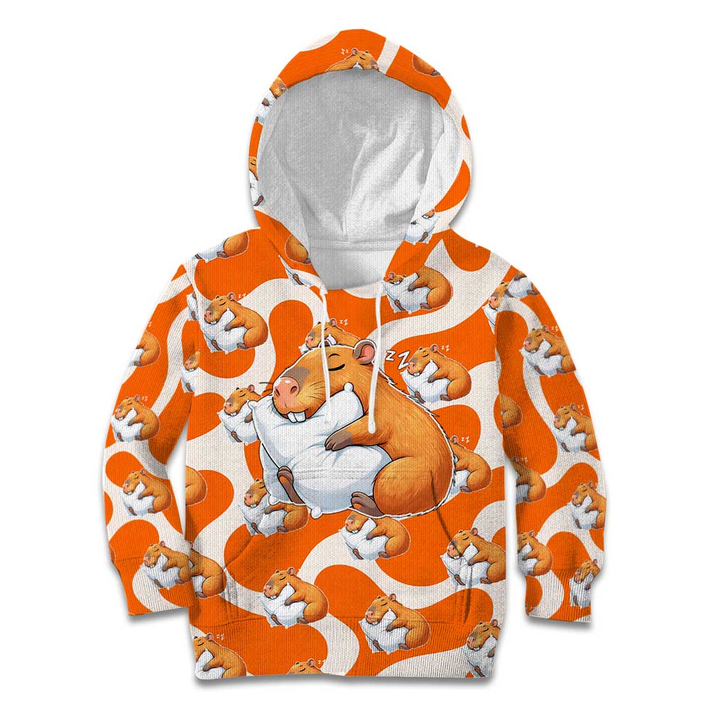 Capybara Sleep Kid Hoodie Sleepybara Nightdress