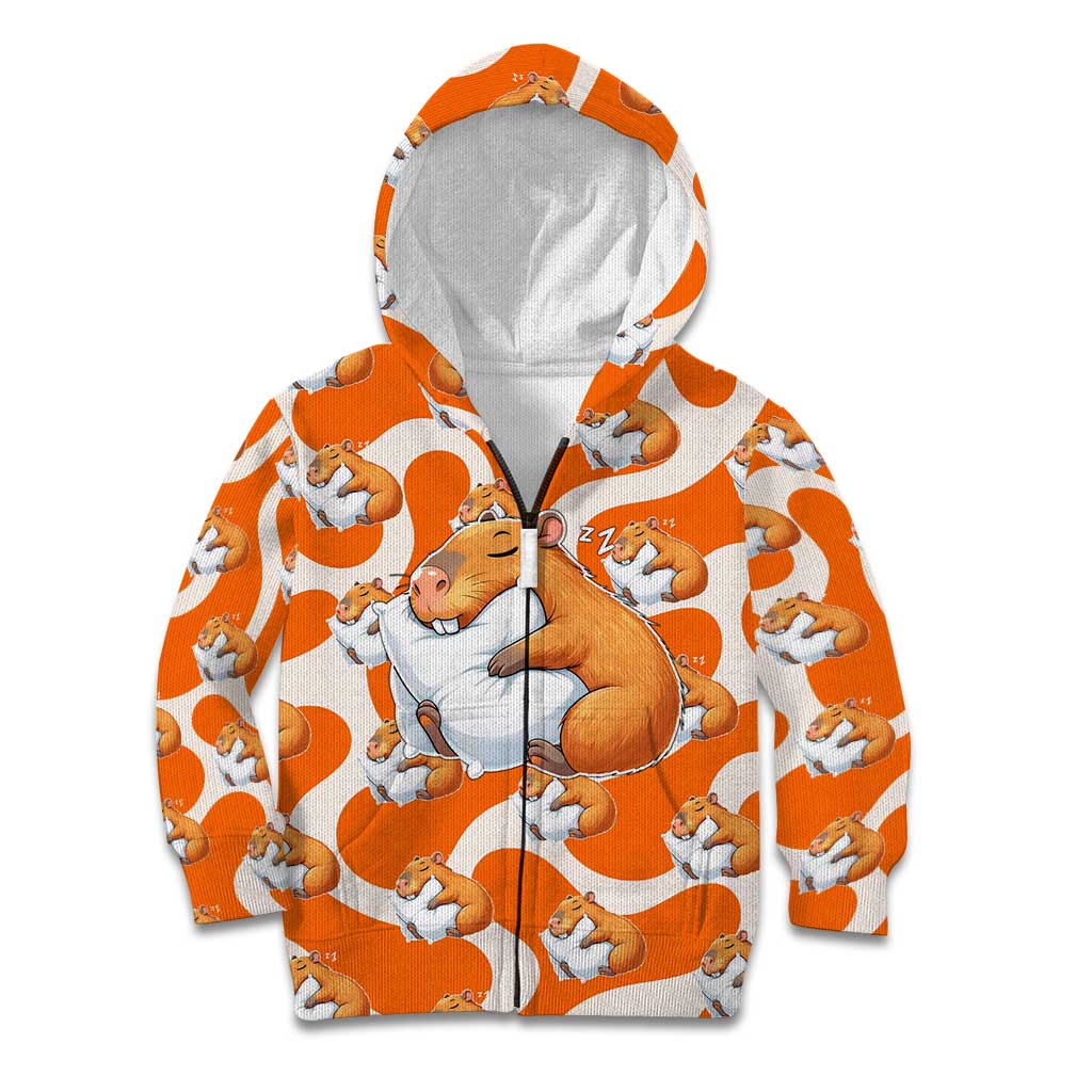 Capybara Sleep Kid Hoodie Sleepybara Nightdress