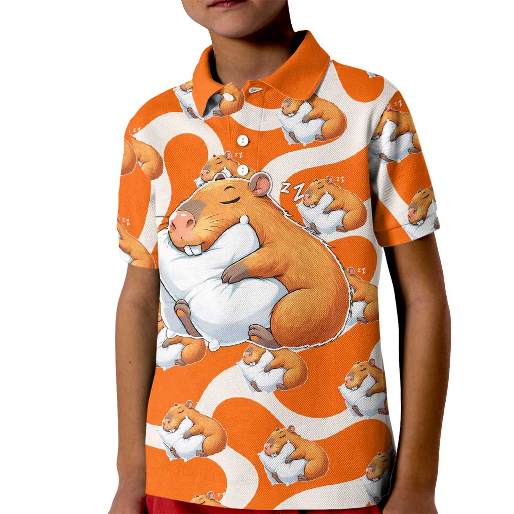 Capybara Sleep Kid Polo Shirt Sleepybara Nightdress