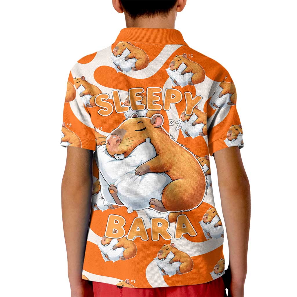 Capybara Sleep Kid Polo Shirt Sleepybara Nightdress