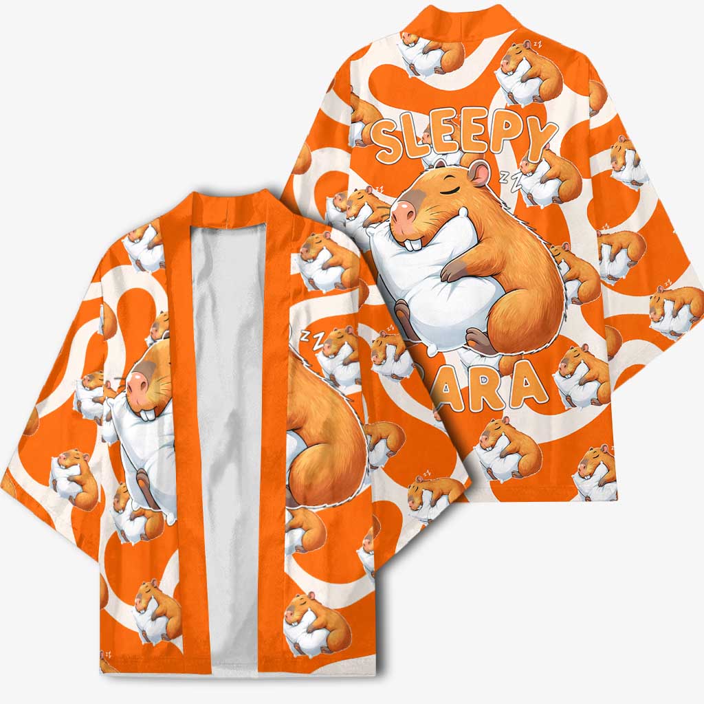 Capybara Sleep Kimono Sleepybara Nightdress