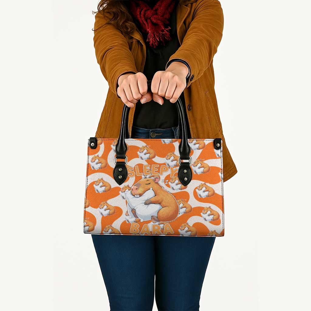 Capybara Sleep Leather Bag Sleepybara Nightdress