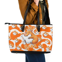 Capybara Sleep Leather Tote Bag Sleepybara Nightdress