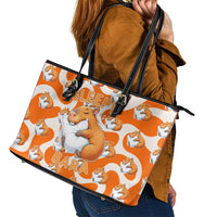 Capybara Sleep Leather Tote Bag Sleepybara Nightdress