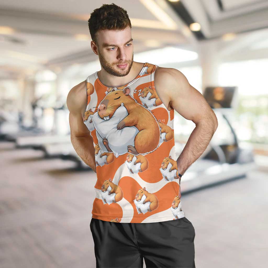 Capybara Sleep Men Tank Top Sleepybara Nightdress