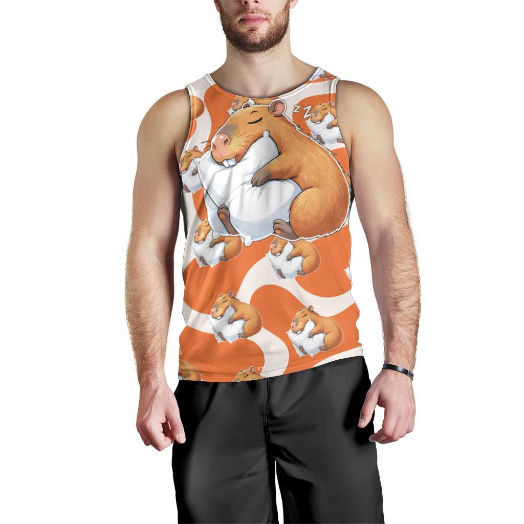 Capybara Sleep Men Tank Top Sleepybara Nightdress