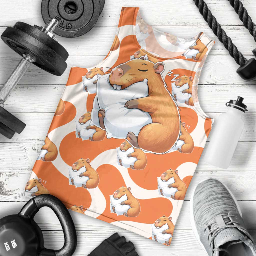 Capybara Sleep Men Tank Top Sleepybara Nightdress