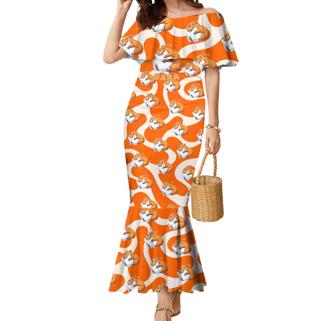 Capybara Sleep Mermaid Dress Sleepybara Nightdress