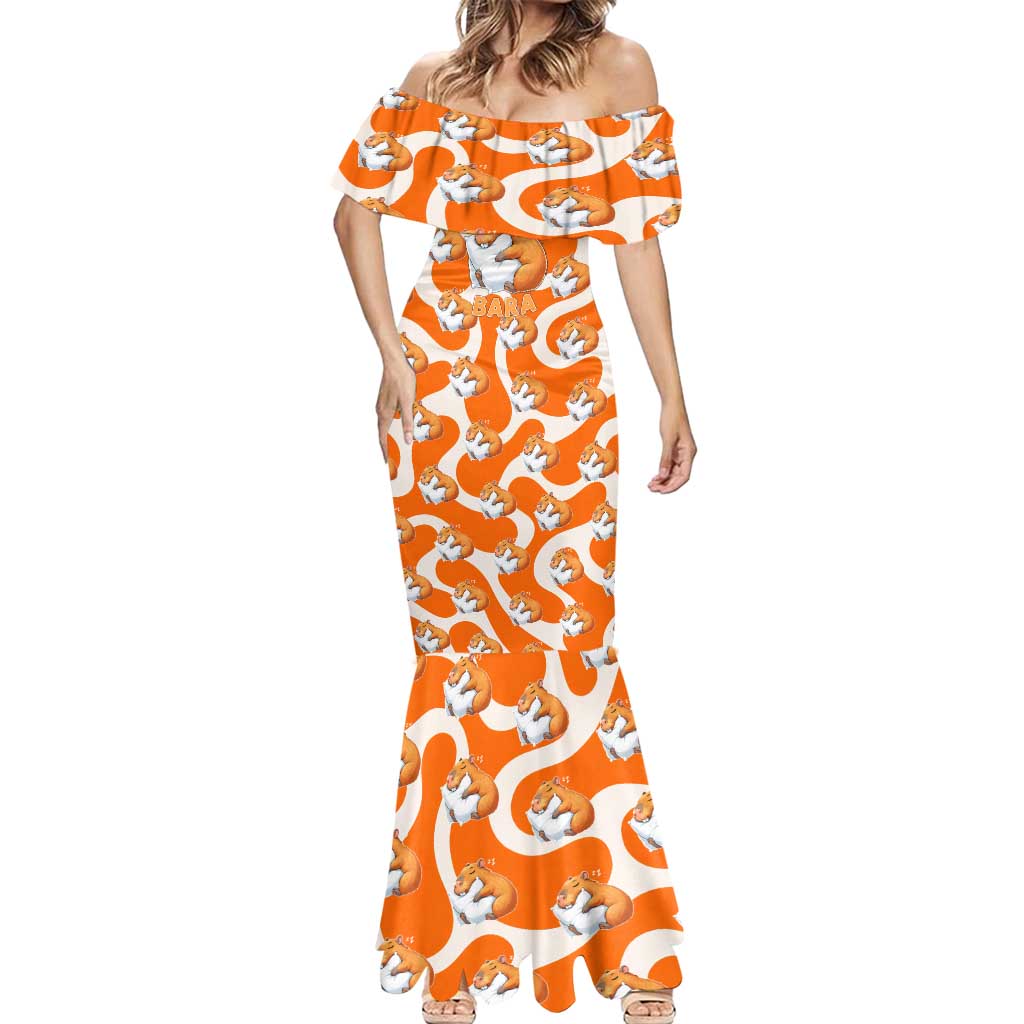 Capybara Sleep Mermaid Dress Sleepybara Nightdress