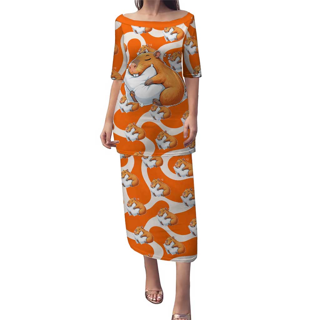 Capybara Sleep Puletasi Sleepybara Nightdress