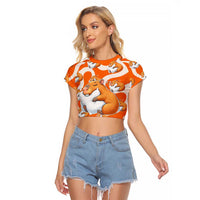 Capybara Sleep Raglan Cropped T Shirt Sleepybara Nightdress